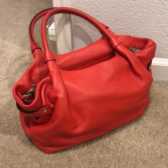 Kate Spade New York Red Leather Berkshire Road Stevie Shoulder Bag - Picture 3 of 5